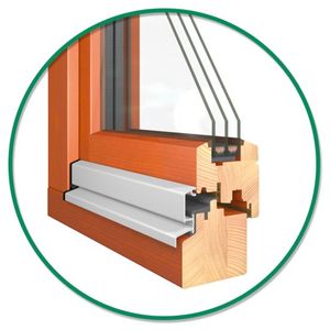 Schicke Holzfenster warm und ruhig&hellip;